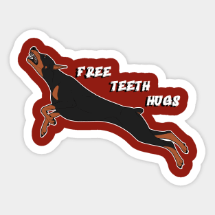 Free Teeth Hugs! Sticker